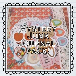 Mystery craft supplies pack. Colorful Craft Kit with Stickers and Decorations